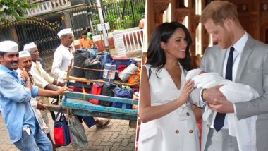 Mumbai Dabbawalas Send Their Blessings for Royal Baby Prince Archie With a Silver Jewellery