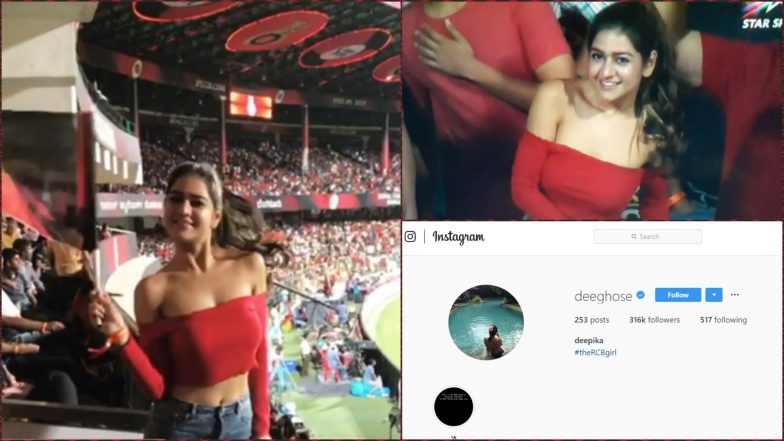 Rcb Fangirl Deepika Ghose Gets Verified Status On Instagram Has Over 300k Followers View Pics Latestly