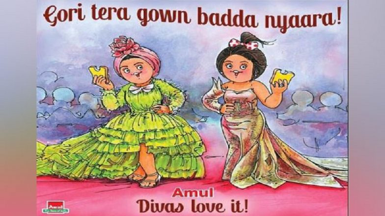 Deepika Padukone, Aishwarya Rai Turn Amul Girls As Brand Celebrates Their Cannes 2019 Look With Caption ‘Gori Tera Gown Bada Nyaara’
