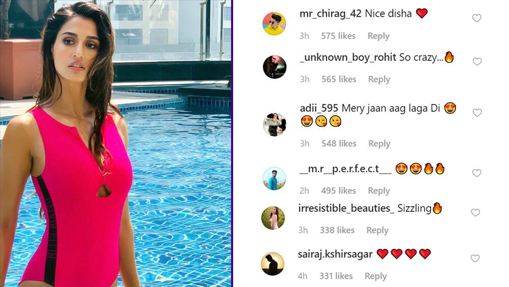 Disha Patani slays in a hot pink Calvin Klein monokini—Pic proof