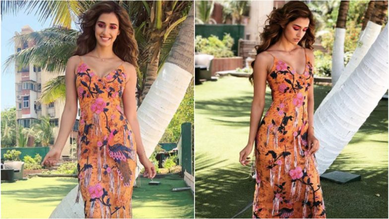 Disha Patani Looks Mesmerising in This Gorgeous Floral Dress, But it is Her 'Slow Motion' Moment That Will Set You Hearts Racing (Watch Video)