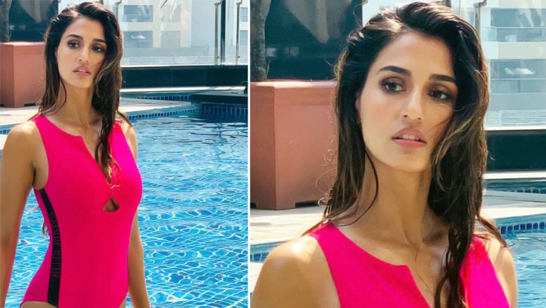Disha Patani slays in a hot pink Calvin Klein monokini—Pic proof, People  News