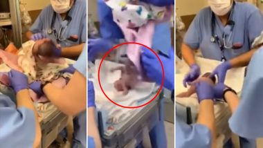 Medical Apathy in US! Doctor Drops Baby On Its Head; Parents Demand Apology From Arizona Hospital (Watch Shocking Video)