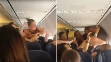 Drunk Woman Creates Chaos in Ukrainian Airline With Her Racist Rants, Hits Passengers, Video Goes Viral