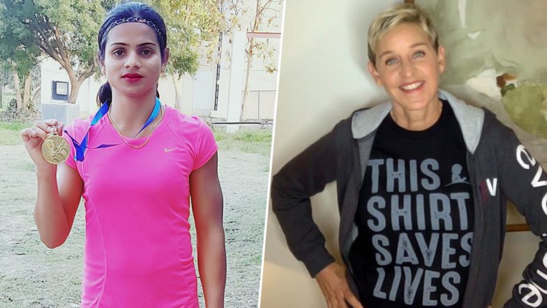 Dutee Chand Finds Strong Support in Ellen DeGeneres After Athlete Reveals She’s in a Same-Sex Relationship (View Pic)