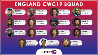 Team England at ICC Cricket World Cup 2019: Squad, Player Profiles of England National Cricket Team for CWC19