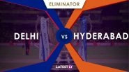 DC vs SRH, IPL 2019 Eliminator Live Cricket Streaming: Watch Free Telecast of Delhi Capitals vs Sunrisers Hyderabad on Star Sports and Hotstar Online