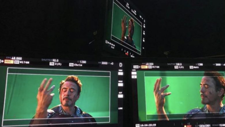 Avengers Endgame Robert Downey Jr Shares Bts Pictures Of