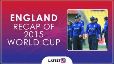 Ahead of ICC Cricket World Cup 2019, Here’s a Look Back at How England Fared at the Last Edition of the CWC