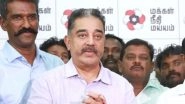Slippers Thrown At Kamal Haasan Amid Controversy Over His 'First Hindu Terrorist' Remark on Nathuram Godse
