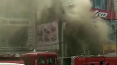 Thiruvananthapuram: Fire Erupts at Commercial Building on MG Road