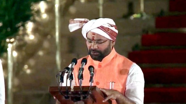 G Kishan Reddy Takes Oath As Union Minister in PM Narendra Modi's Cabinet