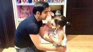 Gautam Gambhir Shares Picture With Daughter Aazeen, Recalls the 'Ducks' in His Cricketing Career