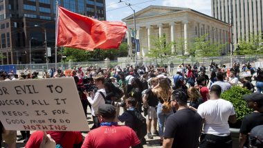 Counter-Protesters Drown Out White Supremacist Rally in Ohio