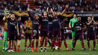 Pierre-Emerick Aubameyang’s Hat-Trick Against Valencia Fires Arsenal to Europa League Final