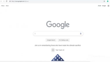 Memorial Day 2019: Google Doodle Marks The US National Holiday With 'Taps' Bugle Call And Folded American Flag