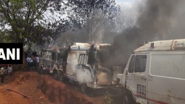 Telangana: 56 Government Ambulances Gutted in fire in Hyderabad's Shamirpet, Probe Underway
