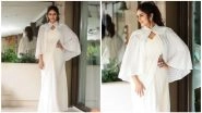 Cannes 2019: Huma Qureshi Taking Fashion To Next Level by Pairing White Saree With an Embellished Cape Will Make You Say 'Sari Not Sorry'! (View Pics)