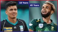 Team-Wise List of Oldest and Youngest Players in ICC Cricket World Cup 2019
