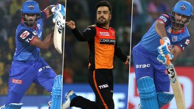 DC vs SRH, IPL 2019 Eliminator, Key Players: Shreyas Iyer, Rashid Khan, Rishabh Pant And Other Cricketers to Watch Out for at VDCA Cricket Stadium in Visakhapatnam