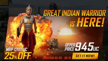 PUBG Mobile Game Brings Baahubali Inspired 'The Great Indian Warrior' Outfit; Can Be Purchased With Discounts Till May 15
