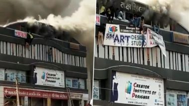 Surat: Huge Fire at Coaching Centre; 19 Students Dead, 8 Injured; Watch Horrific Video