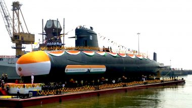 Indian Navy Launches Fourth Scorpene Class Submarine INS Vela