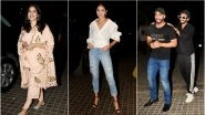 India's Most Wanted Special Screening: Anushka Sharma, Janhvi Kapoor and Ranveer Singh Watch Arjun Kapoor's Spy Thriller - View Pics!
