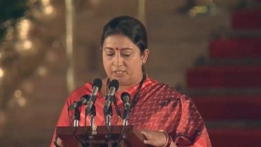 Smriti Irani Takes Oath As Union Minister in PM Narendra Modi's Cabinet