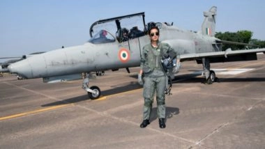 Flight Lt. Mohana Singh Becomes First Woman to Fly Hawk Jet
