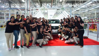 MG Hector SUV First Production Model Rolled Out From Gujarat Facility; To Be Unveiled in India on May 15: View Pics