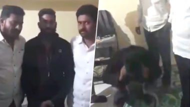 MNS Workers Assault Mumbai Man, Make Him Do 50 Sit-Ups For Derogatory Comments Against Raj Thackeray; Watch Video