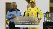 MI vs CSK IPL 2019 Final: We Were Just Passing Trophy to Each Other, Says MS Dhoni