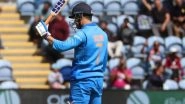 MS Dhoni Stops Sabbir Rahman to Set Field for Bangladesh During ICC Cricket World Cup 2019 Warm-Up Game; Watch Video