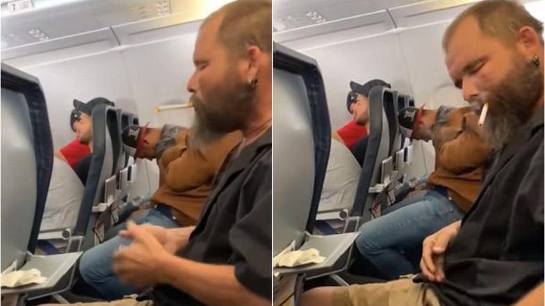 Terrifying! Man Smokes Cigarette on Spirit Airlines Flight to Minneapolis, Video Goes Viral