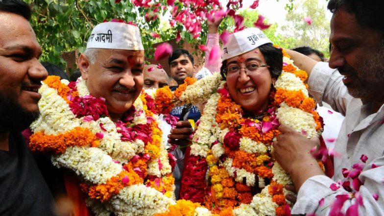 Delhi Election Results 2020: AAP’s Atishi Leads From Kalkaji, BJP’s Dharamveer Singh and Congress’ Shivani Chopra Trail Behind