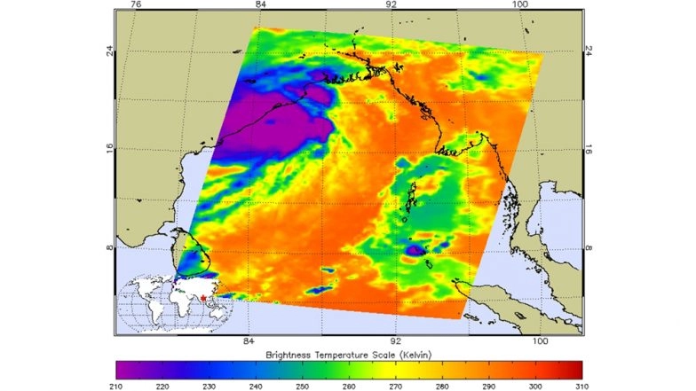 Cyclone Fani Infrared Image Captured By NASA