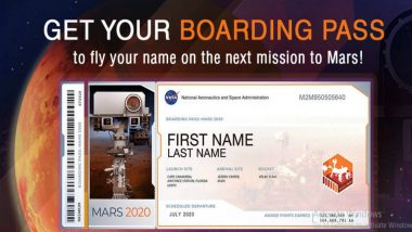 NASA Opens Opportunity To Visit Mars, Here's How You Can Book Your Name