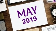 May 2019 Festivals, Events and Holiday Calendar: Ramadan, Akshaya Tritiya to Mother's Day, Know All Important Dates and List of Fasts for the Month