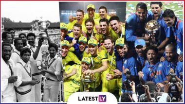 ICC Cricket World Cup 2019: Here Are the Past Winners of the Coveted Trophy