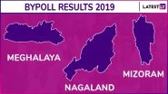Mizoram, Meghalaya, Nagaland Assembly Bypoll Results 2019: MNF Wins Aizawl West - I, NPP Bags Selsella, NDPP Retains Aonglenden Vidhan Sabha Seats
