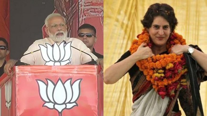 Priyanka Gandhi Vadra Says PM Narendra Modi Will Be Defeated Because of Ego ‘Like Duryodhana’, BJP Replies 'May 23 will Decide'