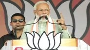 PM Narendra Modi Attacks Digvijay Singh in Khandwa Rally, Says Congress's 'Havans' and 'Janeu' Won't Wash Their Sins of Accusing Hindutva With Terrorism