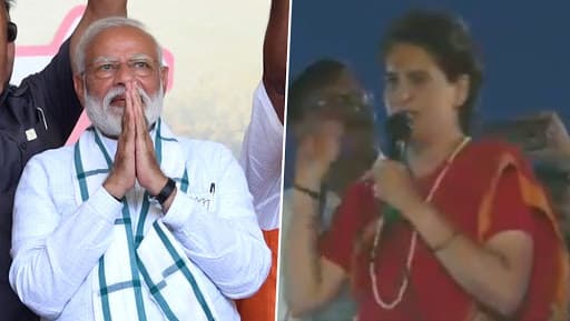 Priyanka Gandhi Mocks PM Narendra Modi on 'Radar Me Nahi Aayenge' Row, Claims He Is Under People's Radar Priyanka Gandhi Mocks PM Narendra Modi on 'Radar Me Nahi Aayenge' Row, Claims He Is Under People's Radar