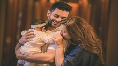 Neha Dhupia Shares Cute Family Image with Angad, Mehr