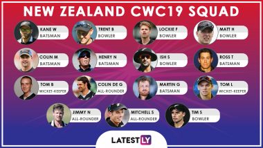 Team New Zealand at ICC Cricket World Cup 2019: Squad, Player Profiles of New Zealand National Cricket Team for CWC19