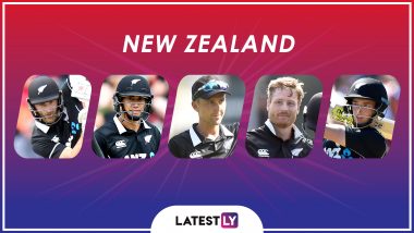 ICC Cricket World Cup 2019: Kane Williamson, Ross Taylor and Other Key Players in the New Zealand Team for CWC