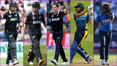 NZ vs SL, ICC Cricket World Cup Match 3, Key Players: Ross Taylor, Lasith Malinga, Trent Boult And Other Cricketers to Watch Out for at Sophia Gardens