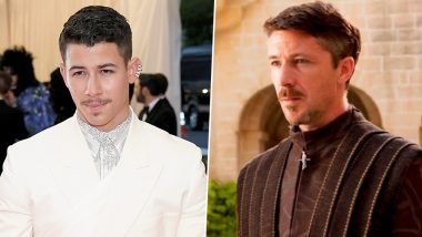 Nick Jonas Channels Little Finger at Met Gala 2019? Twitter Thinks The Singer Looks Like Game of Thrones' Lord Petyr Baelish With That Thin Moustache! (See Pics)