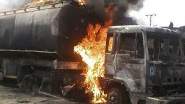 Nigeria Oil Tanker Explosion: 55 Killed, 37 Injured in Tanker Truck Explosion Near Niamey